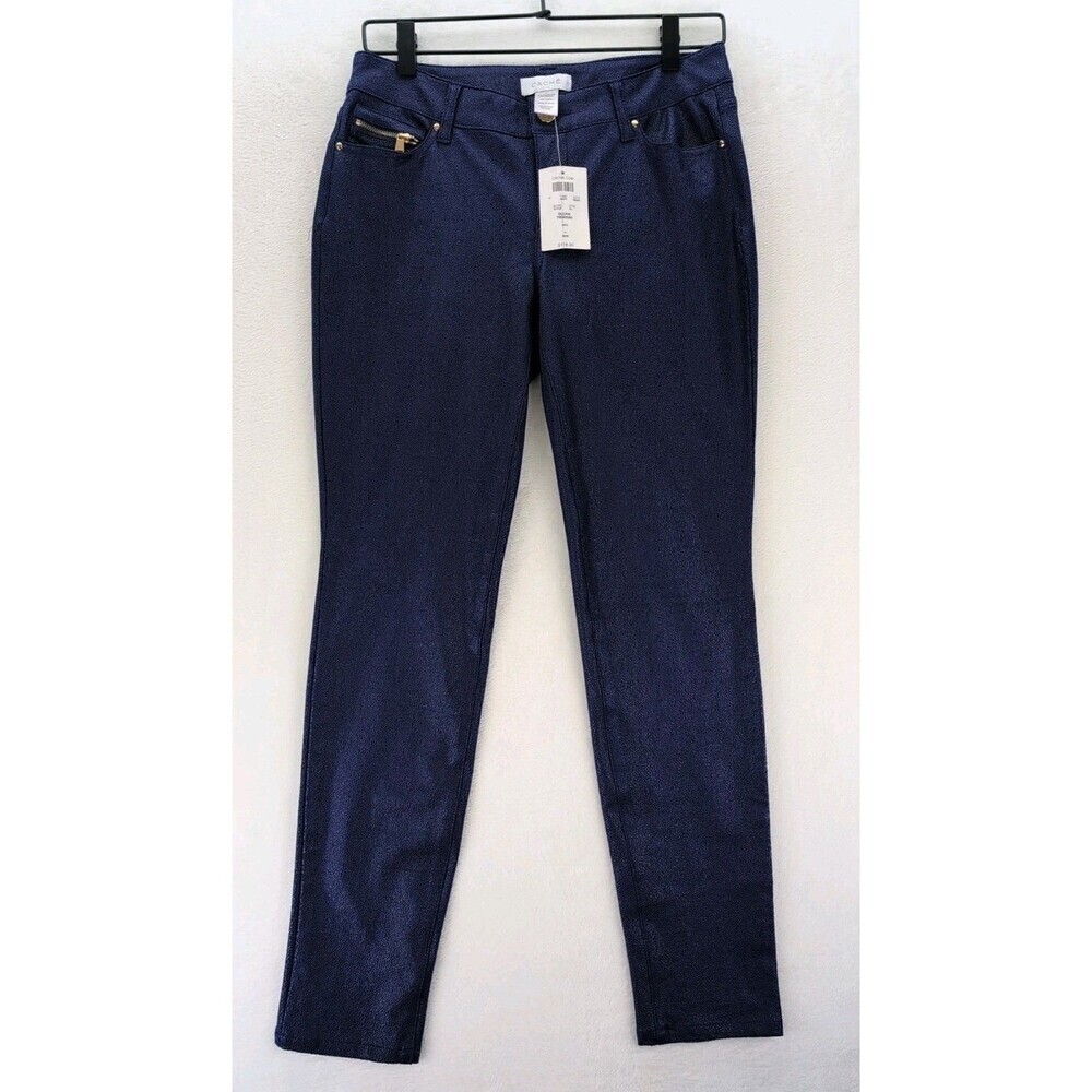 Cache B270A Spandex Blend Slim Tapered Leg Women's Pants Size 4 NWT